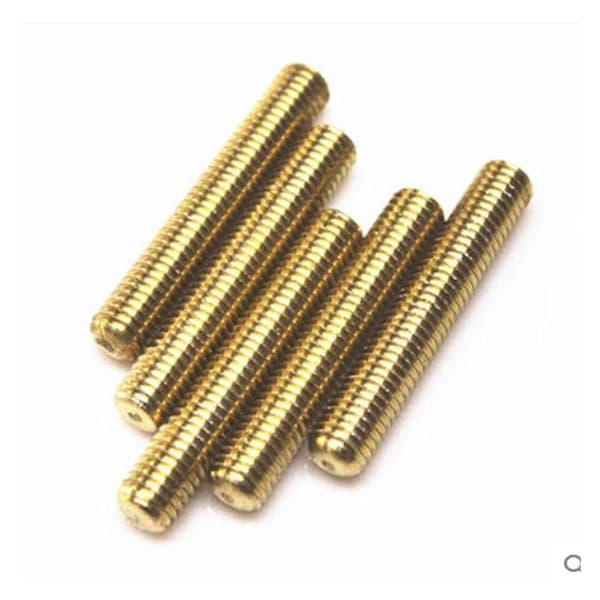 M8 Brass Threaded Rod 100mm Fully Threaded Bolt Metric Precision Fit Corrosion Resistant
