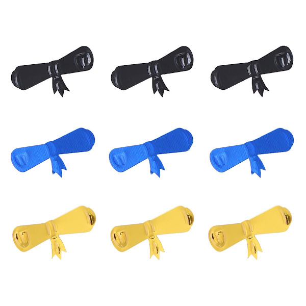 3 Pack Graduation Party Dekorationer Examen Fest Dekorationer Tillbehör Examen Hatt KonfettiM M