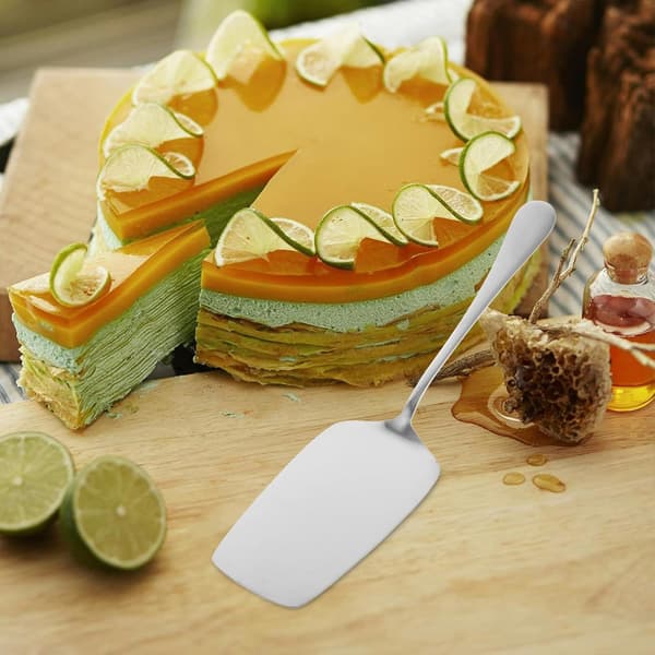 Cake Serving Tool Cake Spatula for Birthdays Stainless Steel High Durability Silver Not Easy to Deform