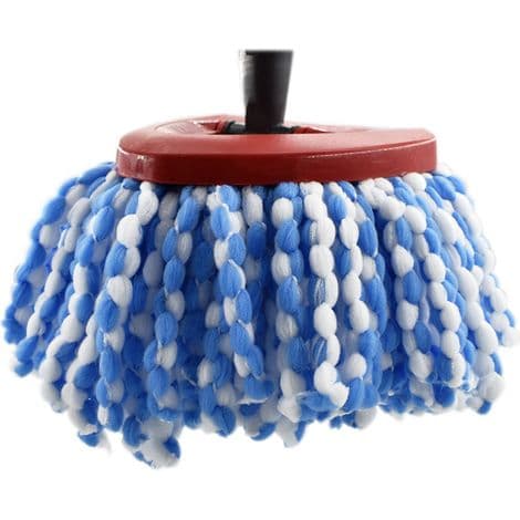 Vileda O-Cedar Triangular Disc 360-Degree Rotating Mop Head Replacement Fiber Mop Head Accessory