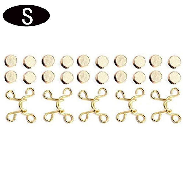 Midje-reduserende Artifact-knapp uten spiker, avtakbar, liten størrelse, 5-pakning, skrubb, kaffebar-tilbehør