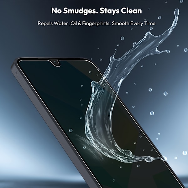 1-pack Samsung A17 Privacy Screen Protector - Tempered Glass | [Automatic Installation] - Bubble-Free