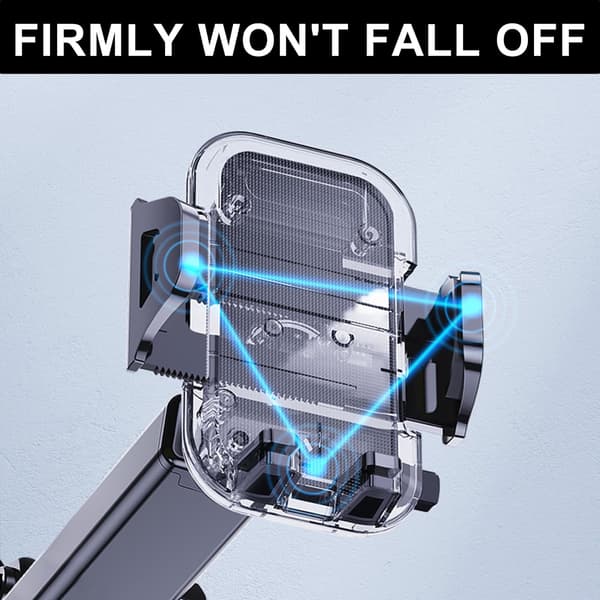 Retractable 360° Rotating Car Phone Holder with Suction Cup - Universal Dashboard, Windshield, and Air Vent Mount for Navigation