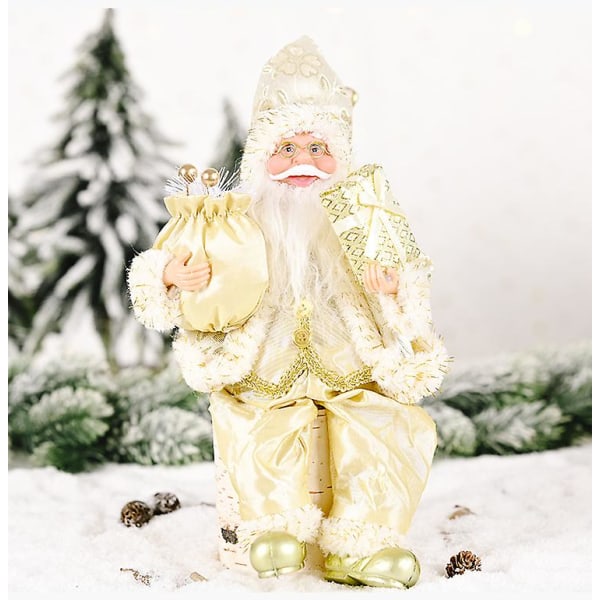 Juldekorationer Stående Tomte Dockor Prydnadsföremål Nya Tomte Dockor Prydnadsföremål D