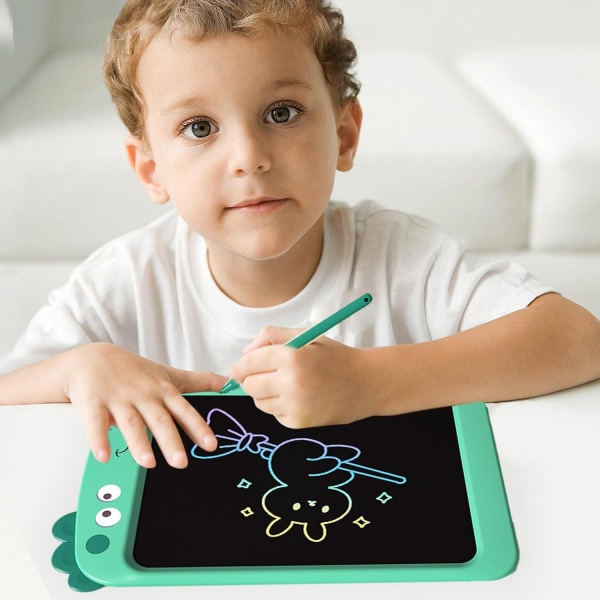 LCD Skrivetavle, 8,5 tommers LCD-tavle med låsefunksjon, Slettbar LCD-tegningstavle, Enkel å bruke LCD-skriveblokk for barn i alderen 3-7 år