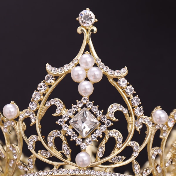 Dam Rhinestone Krona Huvudbonad-Tiara för Bröllop