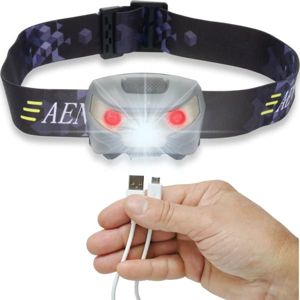 USB Rechargeable Headlamp Strong Light Waterproof Fishing Riding