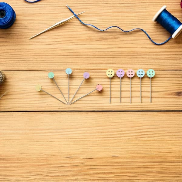 400 Pieces Straight Quilting Pins for Fabric Sewing with Flat Head, Patchwork Tailor Positioning Pins