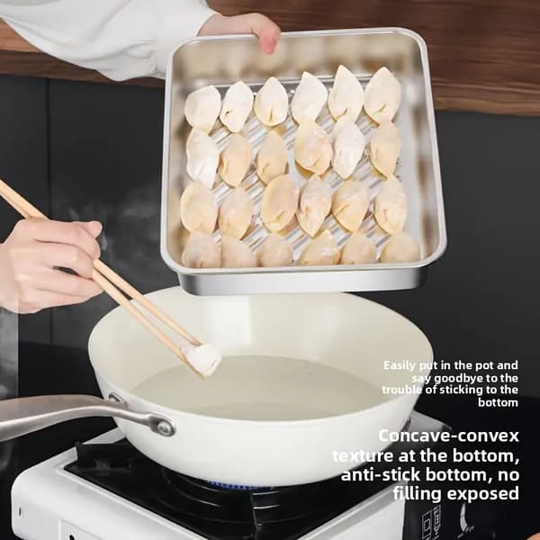 3-pack Stora Bakplåtar i Rostfritt Stål med Lock, Rektangulära Lättstädade Non-Stick för Ugnsrostning av Grönsaker och Kött