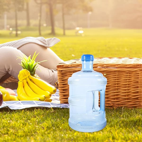 Portable 5L Thickened PC Water Container with Handle Large Capacity Pure Water Bucket