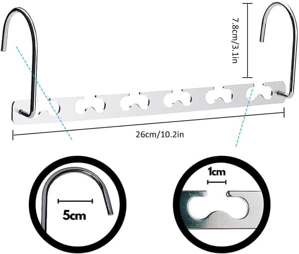 1 pc Magic Hanger, Space-Saving Magic Hanger, Space-Saving Hook, S