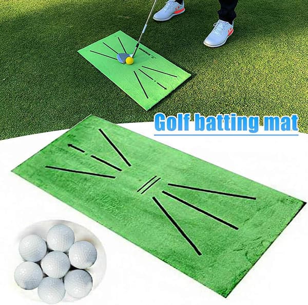 Golftræningsmåtte, 30*60cm, bærbar slag måtte