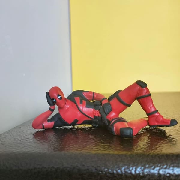 Deadpool Biltilbehør, Klassiske Animefigurer Model til Hjem, Bil, Skrivebord og Computerdekorationer