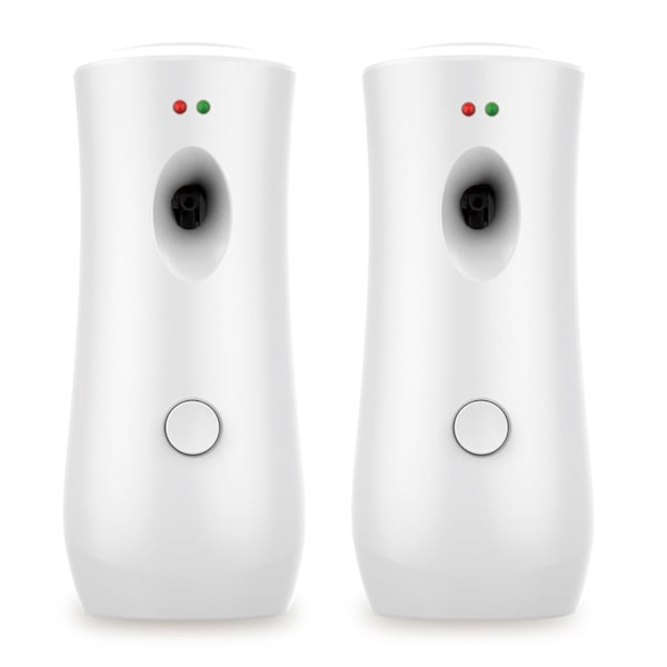 Automatisk luftfrisker spraydispenser (2-pak), fritstående eller vægmonteret automatisk aerosolspraydispenser justerbar