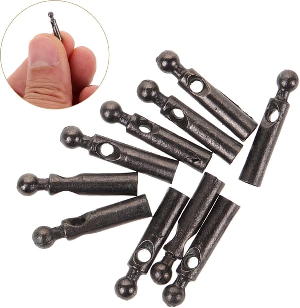 10 Pcs Practical Tail Balls for Rain Umbrella Repair and Simple Design Packaging