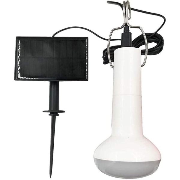 Bärbar Solar Chicken Coop Light - Hängande LED-lampa med solpanel för camping och Coop Shed Belysning