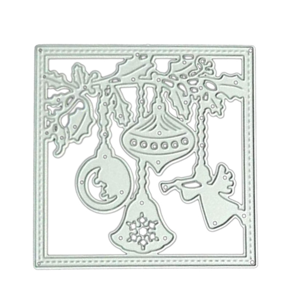Jul-präglingsschabloner för DIY-korttillverkning, scrapbooking och album
