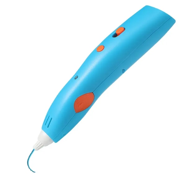3D-pen til børn sikker for børn med lavtemperaturudskrivning, nem at bruge, lære hjemmefra,-Orange