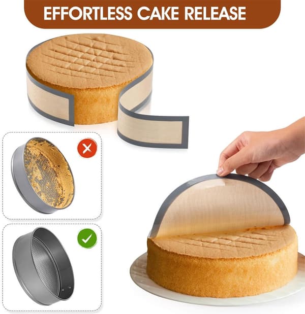 9-tommer silikone bageform springform bageform cheesecakeform genanvendelig nem