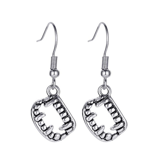Style 4Punk Skull Lange Hængende Øreringe Skull Dangle Øreringe Halloween Smykker Style 4