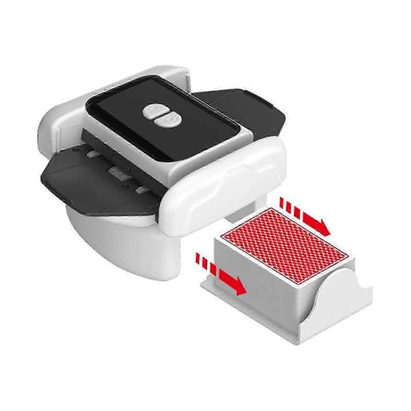 Quick and Accurate Rechargeable Card Shuffler, Fully Automatic Card Shuffling Machine Suitable for Various Card Sizes