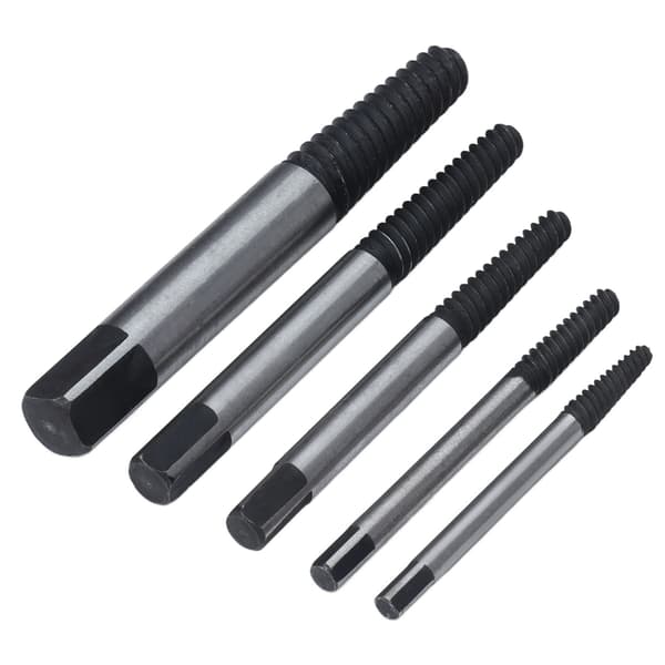 High Strength Heat Treated Steel Bolt Extractor Set Precision Thread Screw Extractor