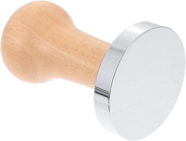 304 Stainless Steel 58mm Coffee Tamper with Spring, Flat Espresso Press Tool
