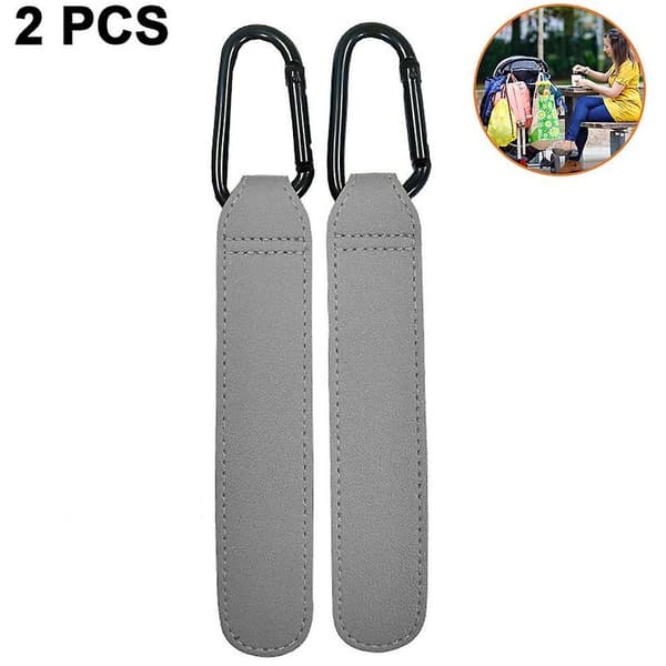 Stroller Hooks Strap, Clamp or Attach and a Long Bag to Your Stroller or Buggy