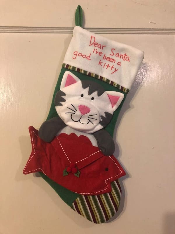1 stk. julesok til hunde, stor julesok til hunde og katte