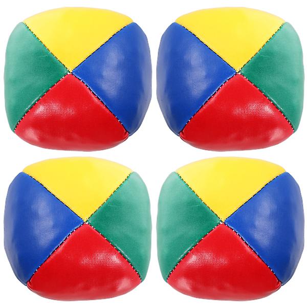 4 st Jugglingbollar för Nybörjare 5cm Hållbara och Lätta Jugglingbollar Blandade Färger 5X5CM