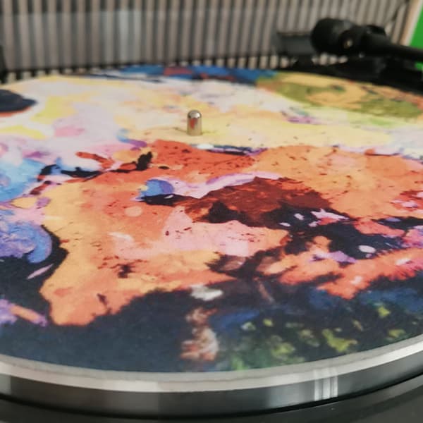 12'' Vinyl Record Player 295mm Felt Mat Vibration Damping Durable Anti-static Turntable Mat Audiophile