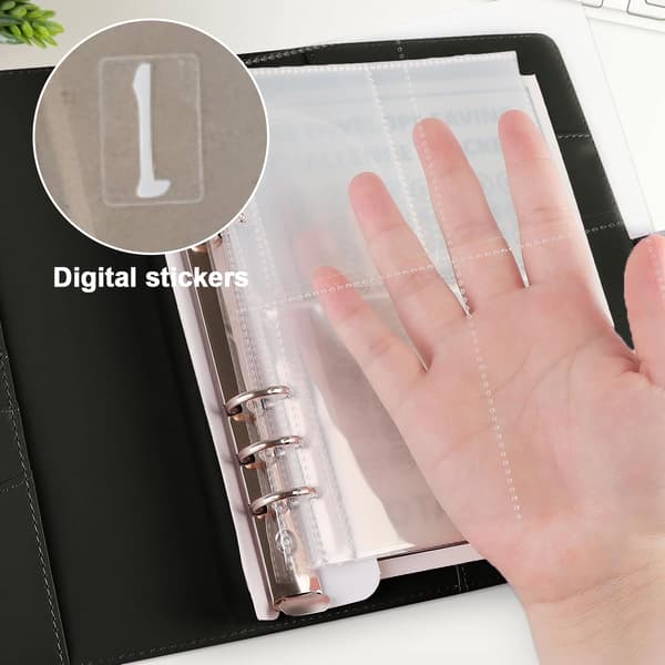 100 Envelope Challenge Folder, Easy and Fun Way to Save 5,050 SEK, Budget Folder Savings Challenge Book, Savings Challenges Budget Book Folder