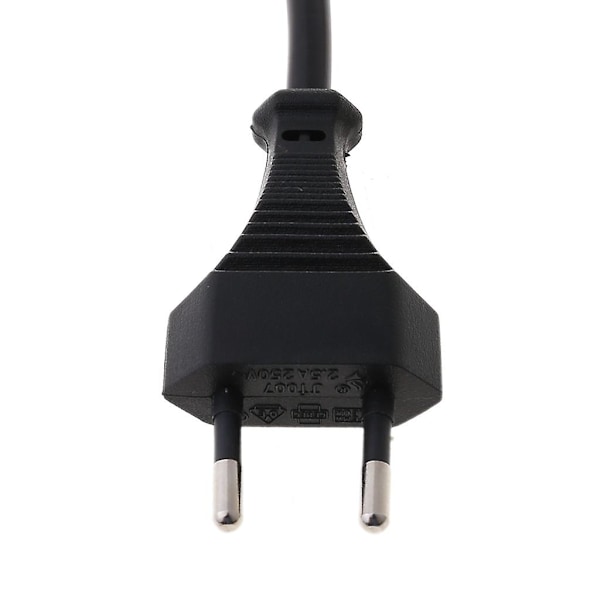 Strömadapterkabel Eu 2-stifts hane till Iec 320 C5 Micky för bärbar dator strömförsörjning 3
