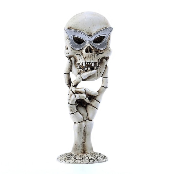 Halloween Retro Skull Mirror Home Bedroom Bathroom Decoration Ornament