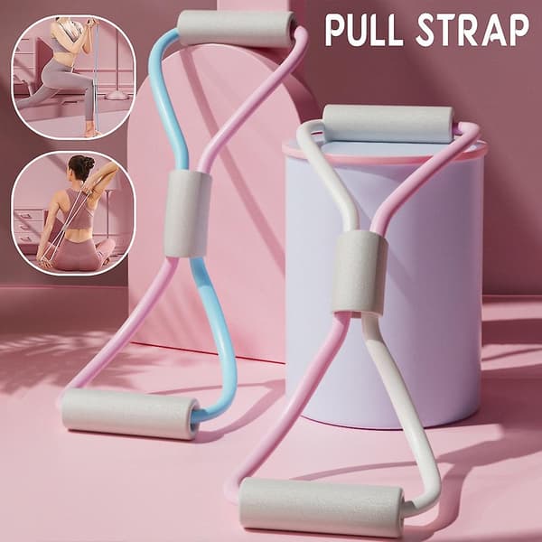 Universal treningsstropp Anti-brudd brystutvider treningstilbehør Rosa V