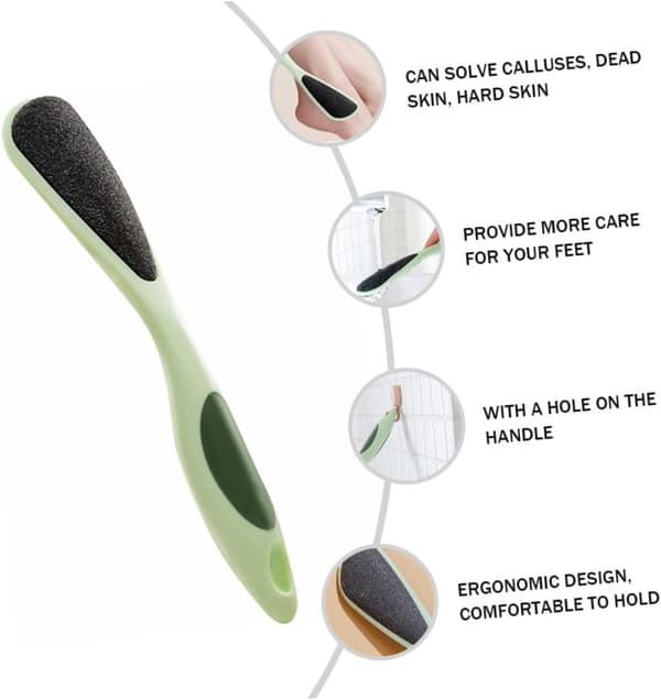 Portable Callus Remover Pedicure Tool Foot Exfoliating Scrubber Heel Exfoliator