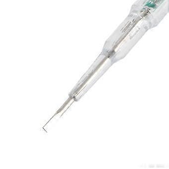 5st Electric Test Pen Multifunctional Strong LED Light Transparent Shell Inductive Voltage Tester Screwdriver