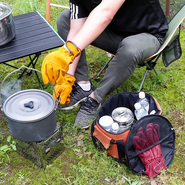 Camping Table Bag, Waterproof Picnic Cutlery Storage Bag