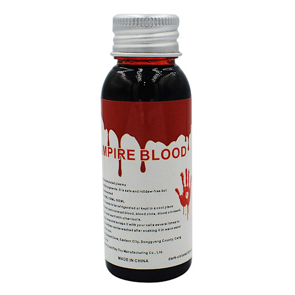 60 ml Tummanpunainen Monikäyttöinen Halloween-meikki Spoof Party Plasma Gore-kohtauksille 60 ml Tummanpunainen