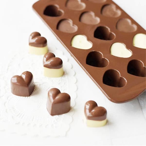 4 stk. Silikoneforme til Chokolade, Bageform til Chokolade, Gelé, Slik, Fedtbomber Keto Snacks, Isterninger, Runde Kopper