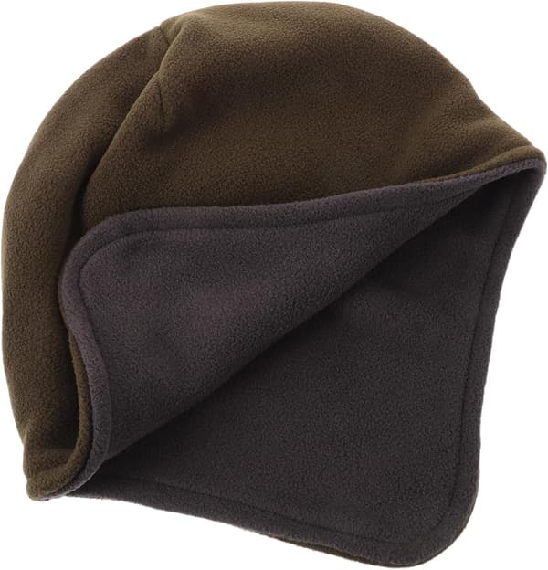 Polar Fleece Sovehue Vinter Termisk Hue til Mænd Mørkegrøn