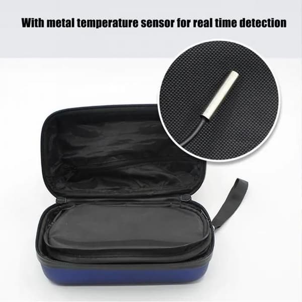 Insulinkjølebag, isolert insulinpose, varmeisolering, temperaturdisplay, tilbehør