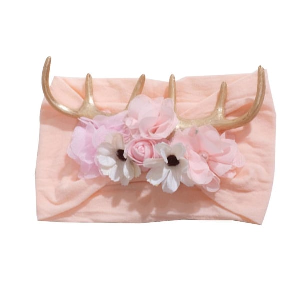 Stretch Flower Headband Headband Headband Headband Hair Accessories Photo PropsPink