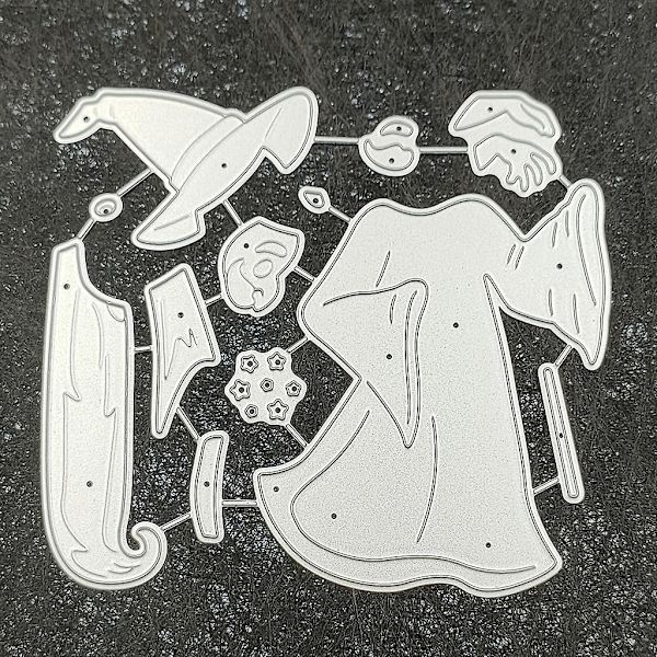 Præget Papjuls Juletræ Udskåret Kulstofstål Til DIY Scrapbooking Dekoration