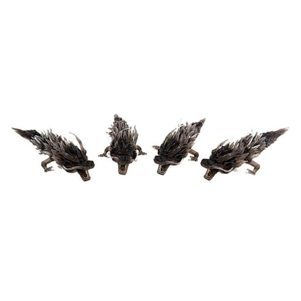 4 Stykker Actioneffekter Myth Cloth Saint Model Star Soul (Sort Sæt)