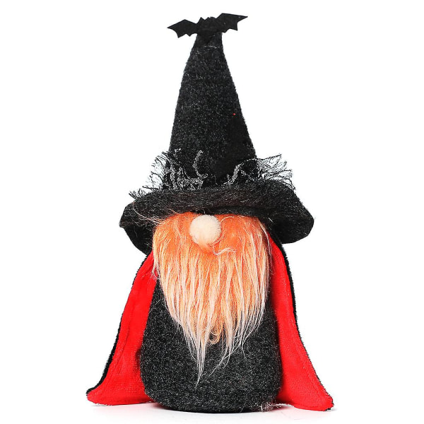 Halloween Gnome Plysj Ornament Alv Dverg Hjem Hjem Feriedekorasjoner Oransje