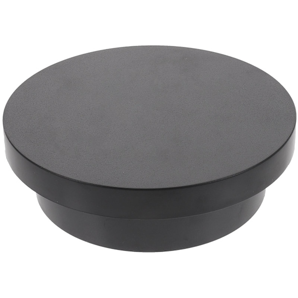 Automaattinen pyörivä näyttöjalusta Kokoelma Näyttelylevy 360 Asteen Korunäyttöteline Musta 14X14X4.5CM