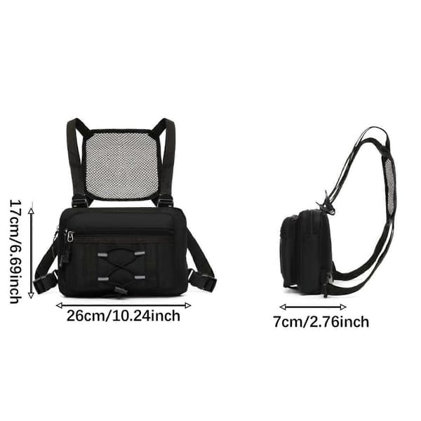 Binocular Chest Bag, Durable Practical Carry Case for Hiking and Camping