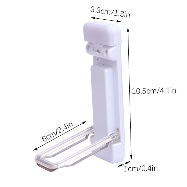 Musiknote Lampe Læselampe USB Mini Computer Lampe 4 Farvetemperatur 12 Fil Knapper Hvid White