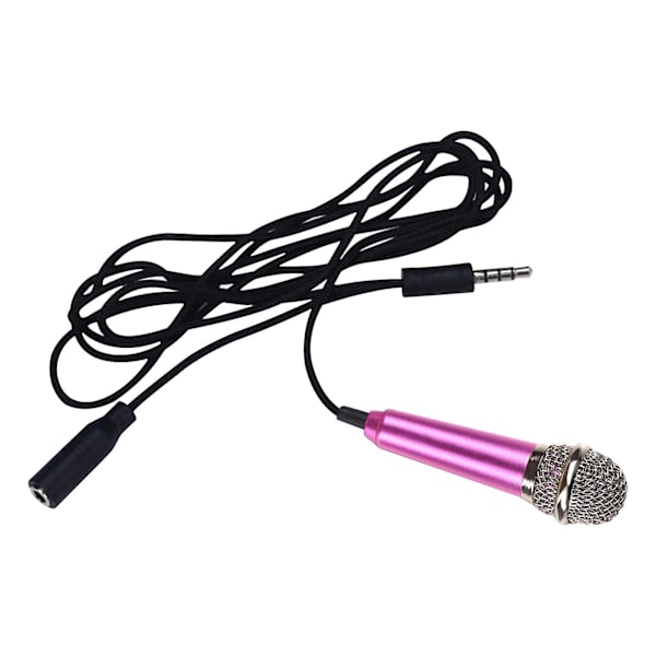 Mini Karaoke Kondensatormikrofon For Telefon Datamaskin Mini Mikrofon Coral